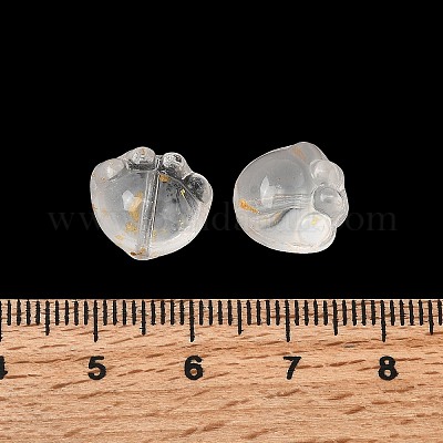 Прозрачные стеклянные бусины GLAA-D304-02J-1