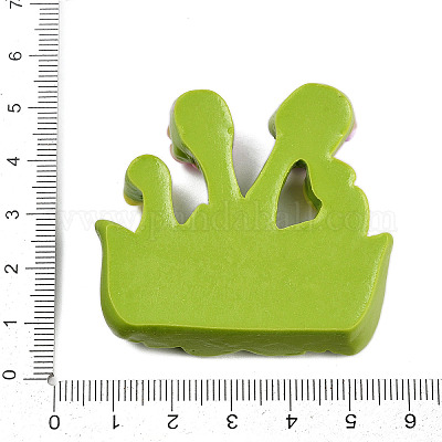 Непрозрачные кабошоны из смолы CRES-P037-01E-1