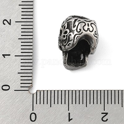 Европейские бусины из хирургической нержавеющей стали 316 STAS-S173-33AS-1