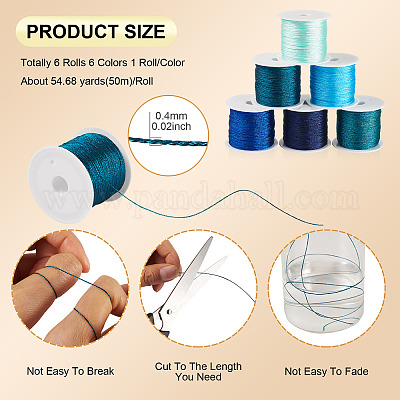 6 рулон 6 цвета 6-слойная полиэстеровая металлизированная нить&nbsp;OCOR-TA0003-11E-1