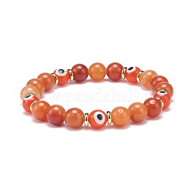 Wholesale Natural Red Aventurine Braided Bead Bracelets for Women