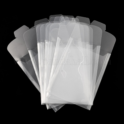 プラスチック製のドキュメントポケット  長方形  透明  180x130x1mm&nbsp;DIY-WH20002-17A-1