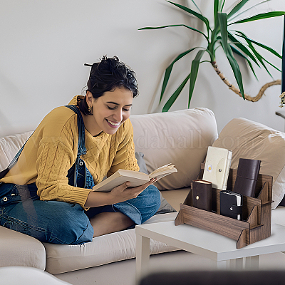 Деревянная подставка для дисплея минифигурок ODIS-WH0043-124A-1