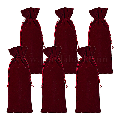 Бархатные упаковочные мешочки ABAG-WH0048-28D-1