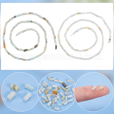 2 нити 2 стиля натуральные цветочные бусины из амазонита нити G-PH0002-33-1