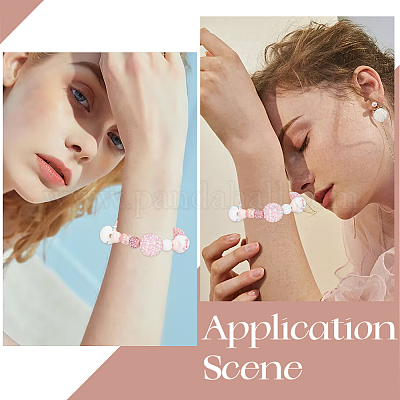 40 шт. бусины из смолы со стразами RESI-SC0003-14A-1