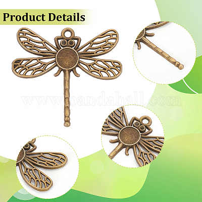 Набор для изготовления кулона с пустым куполом своими руками DIY-PH0022-32-1