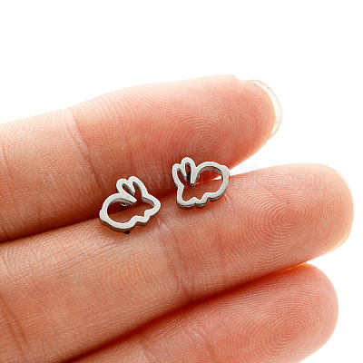 201 серьги-гвоздики из нержавеющей стали&nbsp;FS-WGB18B1-10-1