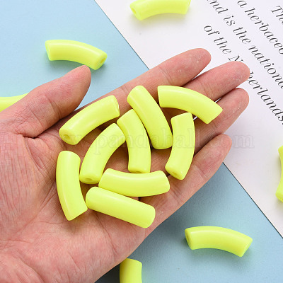 Непрозрачные акриловые бусины MACR-S372-001B-S023-1