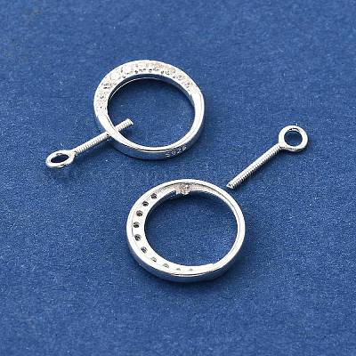 925 фурнитура из стерлингового серебра STER-D306-08S-1