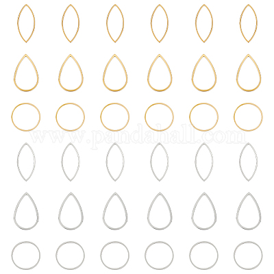 36 шт. 6 соединительных кольца из нержавеющей стали 201 и 304 STAS-UN0054-38-1