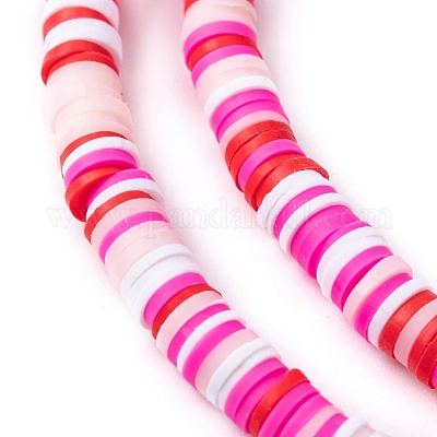 Полимерной глины ручной работы бисер нитей CLAY-R089-6mm-T02B-10-1