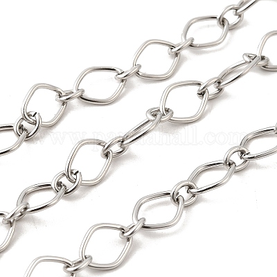 Овальные звенья цепи из нержавеющей стали 304 CHS-C018-02B-P-1