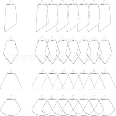 48 шт. 4 стиля подвески из нержавеющей стали 304 STAS-UN0022-08P-1