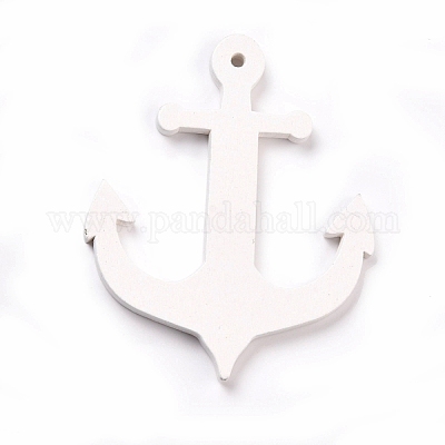 Большие подвески из дерева шима WOOD-M004-04-1