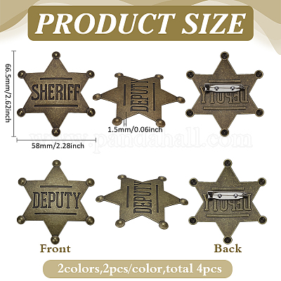 4 шт. 2-х цветные броши из сплава в тибетском стиле JEWB-FG0001-24-1