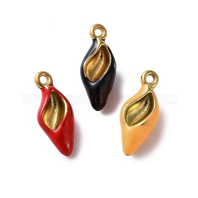 Подвески из нержавеющей стали 304 с эмалью STAS-B100-05G-1