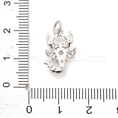 Латунные микро проложить кубического циркония подвески KK-H527-22P-1