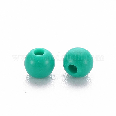 Непрозрачные акриловые бусины MACR-S370-C6mm-S036-1