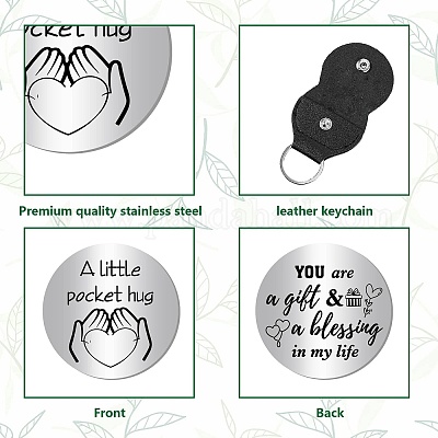 201 памятная монета из нержавеющей стали AJEW-CN0002-05A-1