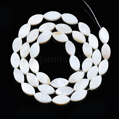 Нити бусин из натуральных пресноводных ракушек&nbsp;SHEL-Q024-017-1