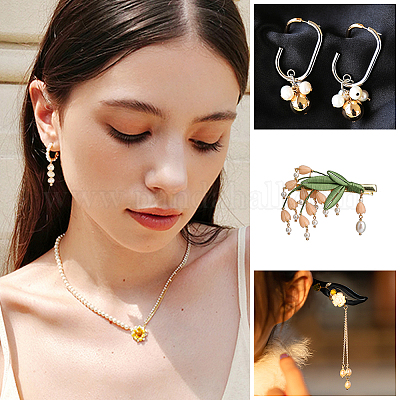 36шт 6 стиля подвески из натурального культивированного пресноводного жемчуга PALLOY-PH01627-1