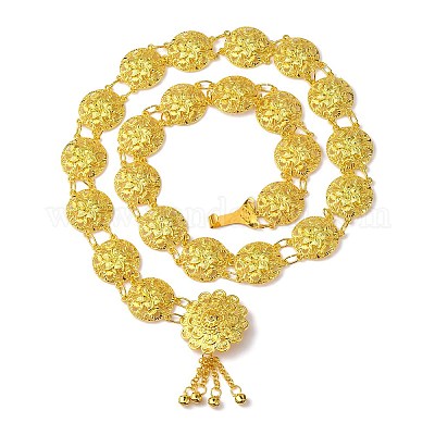 Бохо полые цветочные сплавные цепи на талию WG18C3A-01-1