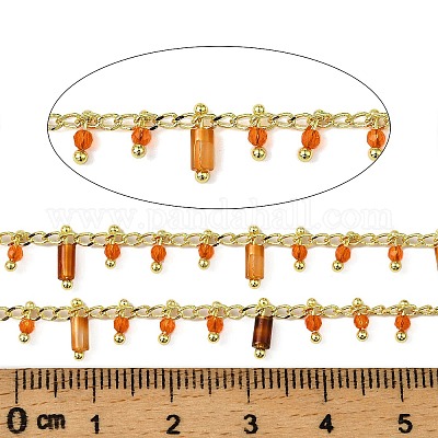 Цепи из латунных звеньев ручной работы CHC-L053-12G-04-1