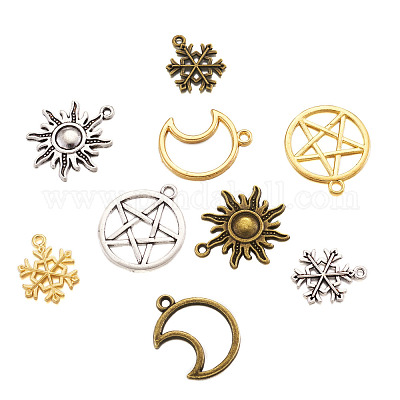 Сплавочные подвески тибетского стиля TIBEP-TA0004-02-RS-1