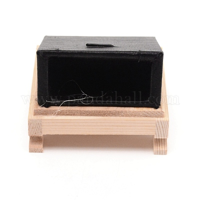 Деревянные дисплеи ожерелье NDIS-WH0003-04-1