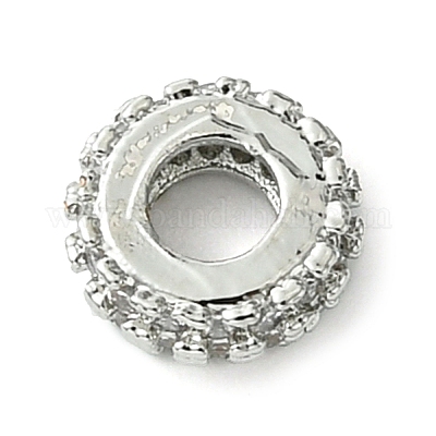 Покрытие стойки латунные прозрачные бусины из кубического циркония KK-G501-06B-P-1