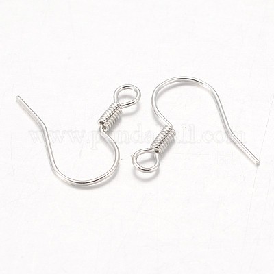 Earring Findings, French Earwire Hook with Loop & Ball 22mm / 20