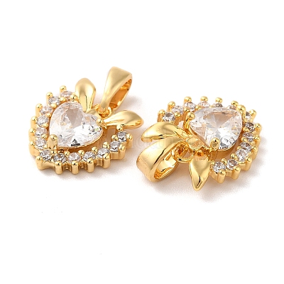 Латунные микро проложить кубического циркония подвески KK-M243-21G-1