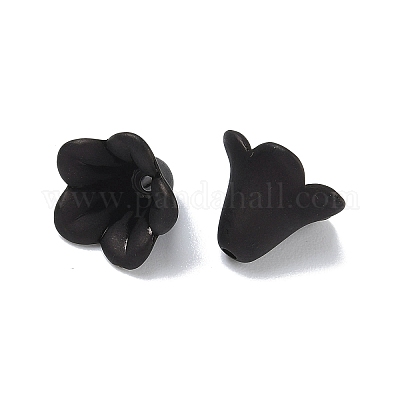 Матовые цветок акриловые бусины FACR-5332-12A-1