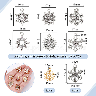 56шт 14 стильные подвески из сплава со стразами FIND-PH0025-63-1