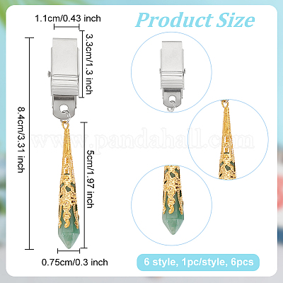 Кулон с пулей из драгоценных камней AJEW-PH01538-1