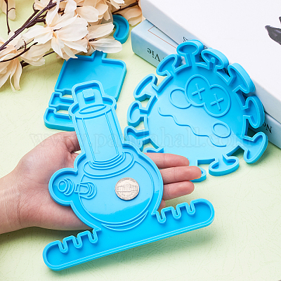 3шт 3 Молды для кабошонов из силикона DIY-BG0001-51-1