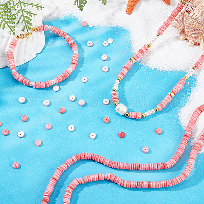 Нити бусин-ракушек в форме диска SSHEL-PH0002-47-1