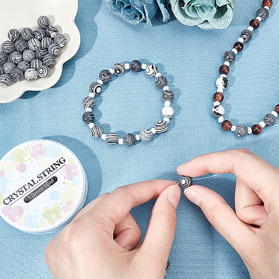 Синтетического малахита бисер нитей G-AR0002-90-1