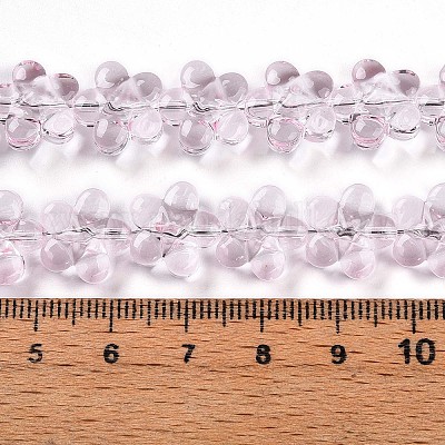 Brins de perles de verre transparentes&nbsp;GLAA-T023-36B-1
