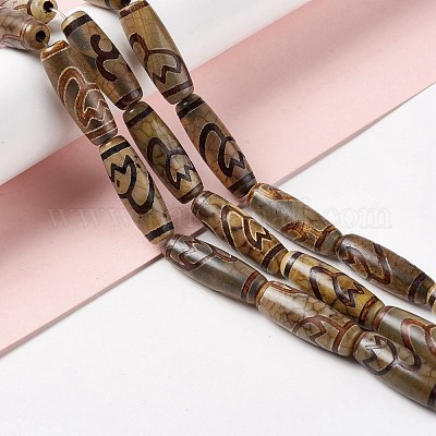 Тибетского стиля DZI бисер нитей G-A024-01C-1