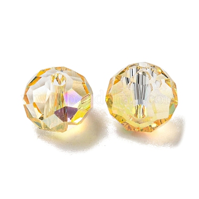 Гальванические стеклянные бусины&nbsp;EGLA-Z004-01B-10-1