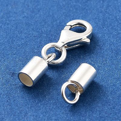 925 стерлингового серебра застежкой омар коготь STER-P055-03D-S-1