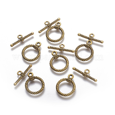 Застежка тоггл из сплава PALLOY-F178-01AG-1