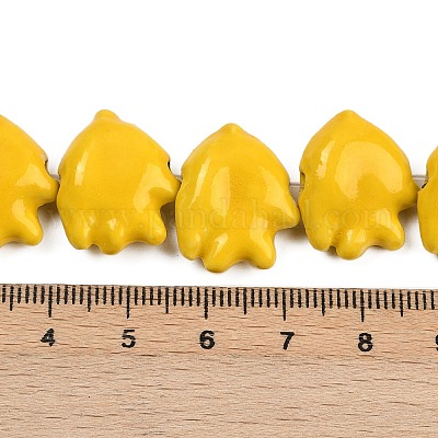 Фарфора ручной работы бисер нитей PORC-C007-01E-1