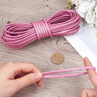 10м складной шнур из блестящей искусственной кожи&nbsp;OCOR-GF0004-11A-1