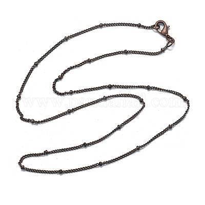 Ожерелья-цепочки из латуни NJEW-D302-84R-1