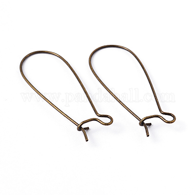 Brass LEVER BACK Earrings Hoops Earwires Findings Silver Gold Bronze DIY BULK 