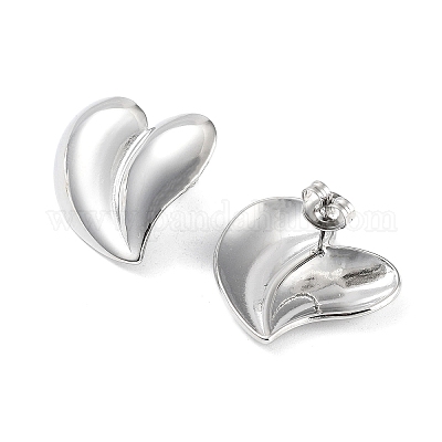 Серьги-гвоздики из нержавеющей стали 304 EJEW-P245-14P-1