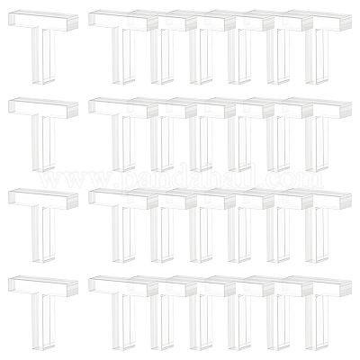 24 шт. акриловые штифты-скобы в виде сот FIND-BC0013-60C-1